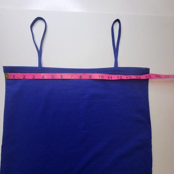 ROYAL Blue Spaghetti Strap Camisole Tank Top - New Without Tags- One Size - Picture 7 of 10